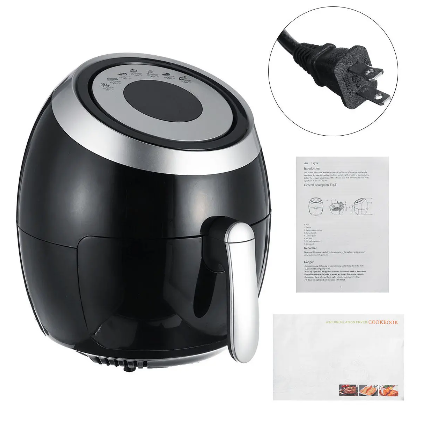 Chef's Grin Electric Air Fryer 5.5L (5.8 Quart) 1500W Air Circulation Cooker