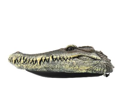 Side view of Crocodile Alligator Head Electric RC Boat With 2.4G Remote Control Gator Croc Simulation