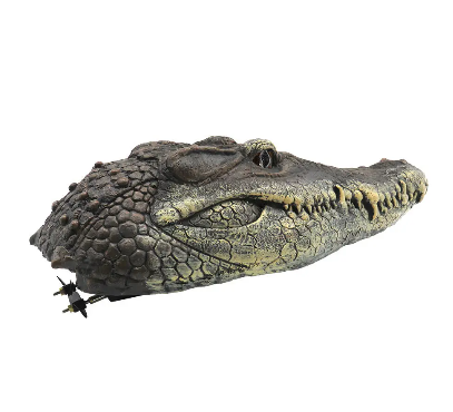 Side view of Crocodile Alligator Head Electric RC Boat With 2.4G Remote Control Gator Croc Simulation