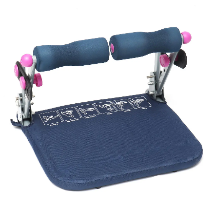 Kampo Fold Away Mini Home Gym Multi Use- Stepper, Cycle, Sit Up, Leg Press, Arm Press, Push Up Trainer