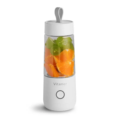 Vitamer Blender Bottle Fruit Juicer Portable Smoothie Extractor USB Charging 350ml Cup 