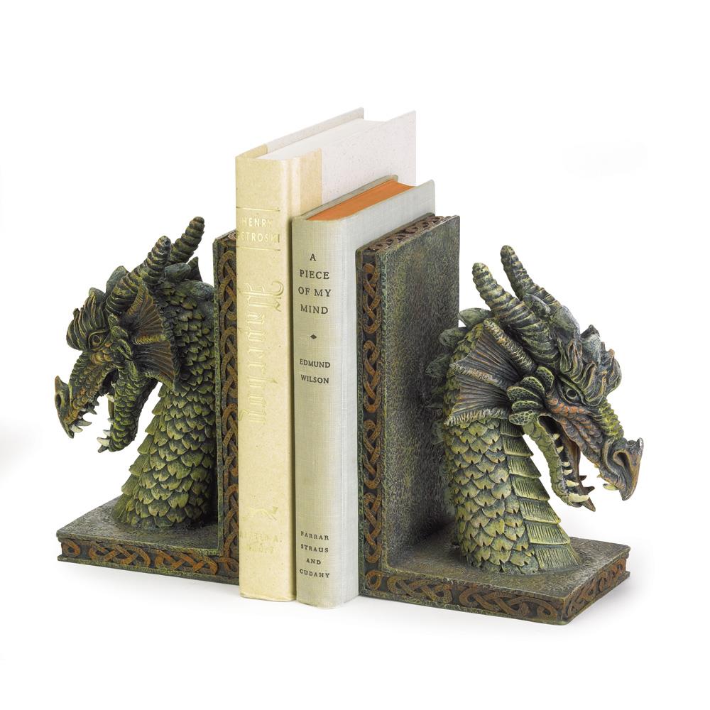 Dragon's Lair Dragon Head Book Ends