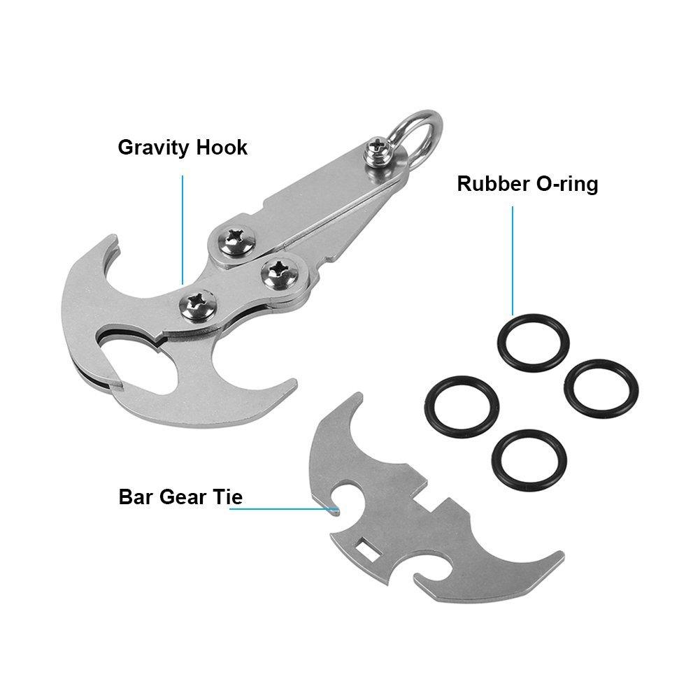 Military Grade Gravity Grappling Hook Pieces