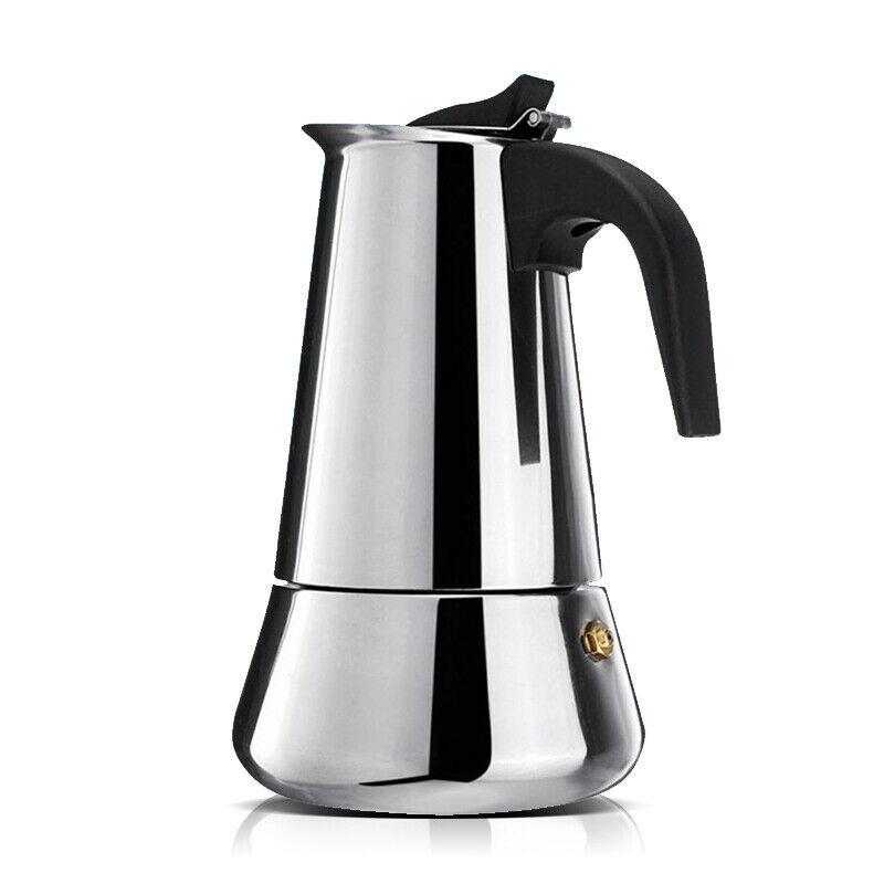 Stainless Steel Portable Espresso Machine Moka Pot