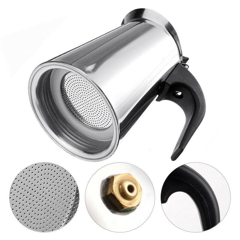 Stainless Steel Portable Espresso Machine Moka Pot Internals