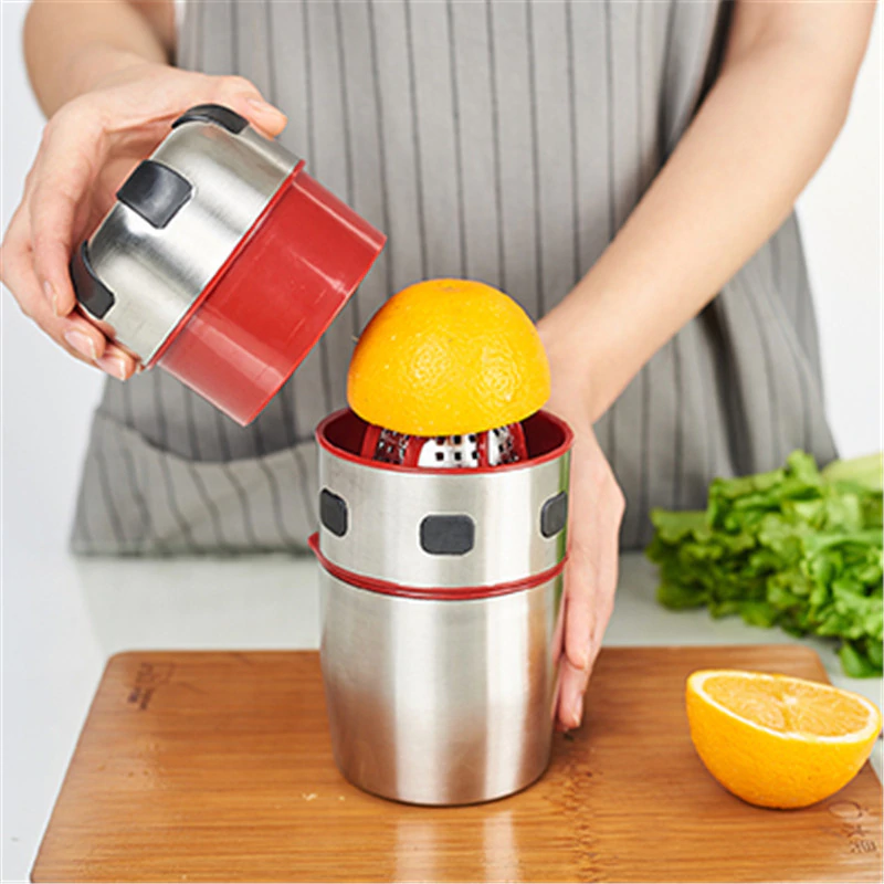 Chef's Grin Stainless Steel Portable Manual Fruit Juicer Internal Detail