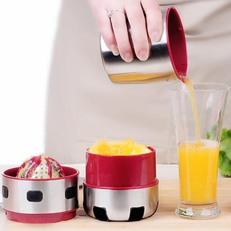 Chef's Grin Stainless Steel Portable Manual Fruit Juicer