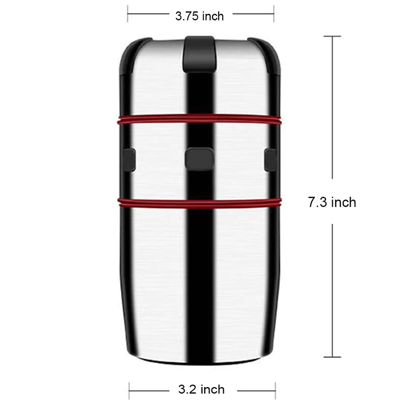 Dimensions of Chef's Grin Stainless Steel Portable Manual Fruit Juicer